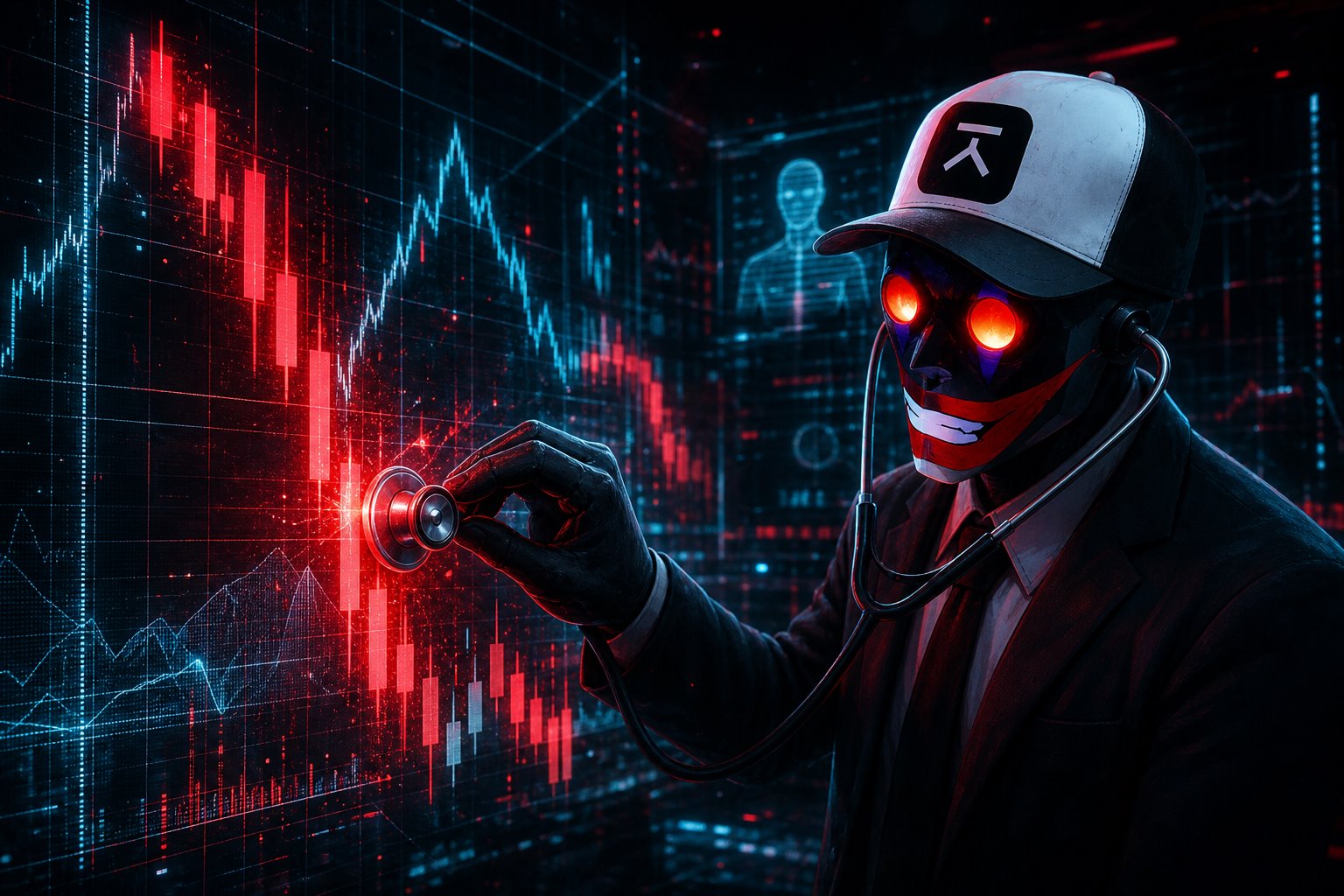 Dr. Axius diagnosing the chart